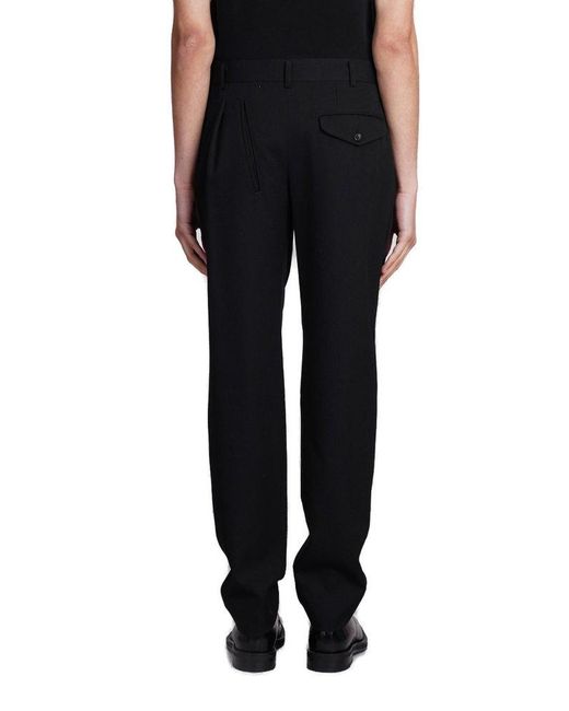 Comme des Garçons Black Side Button Detailed Pants for men