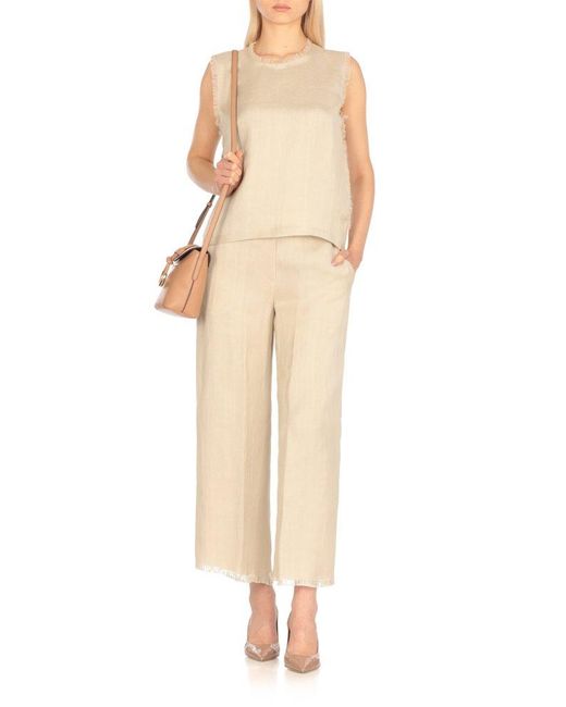 Antonelli Natural Capoverde Sleeveless Top