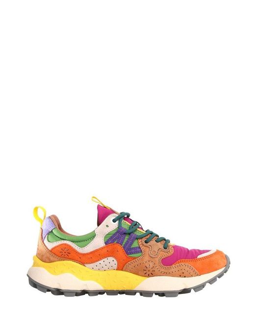 Flower Mountain Multicolor Yamano 3 Lace-Up Sneakers