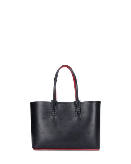 Christian Louboutin Black All-over Patterned Tote Bag