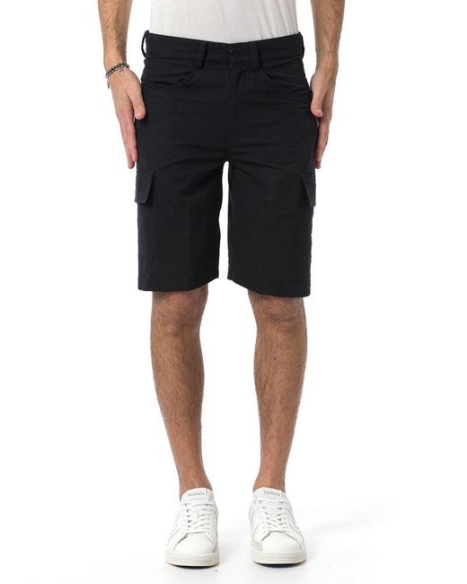 The North Face Black Logo Embroidered Bermuda Shorts for men
