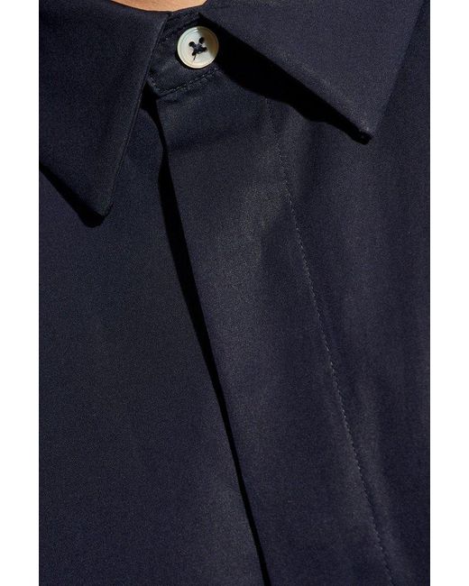 Jil Sander Blue Cotton Shirt, for men