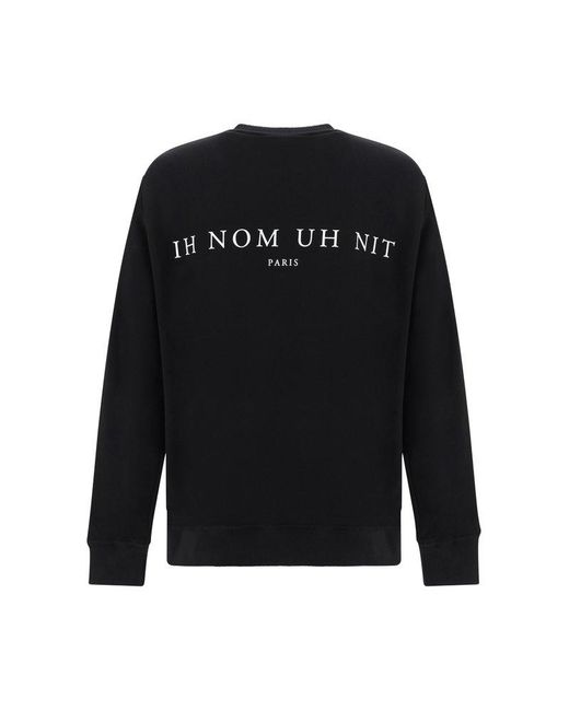 Ih Nom Uh Nit Black This Is Authentic Crewneck Sweatshirt for men