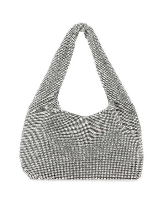 Kara Gray Embellished Single Top Handle Shoulder Bag