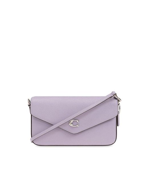 COACH Purple 'wyn' Shoulder Bag,
