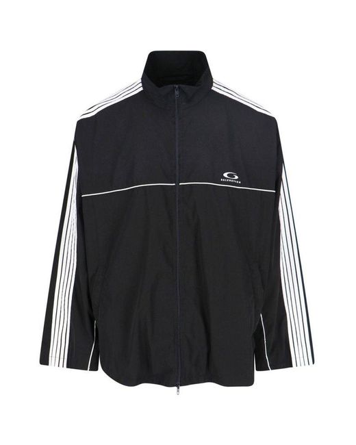 Balenciaga Black Large Tracksuit Jacket for men