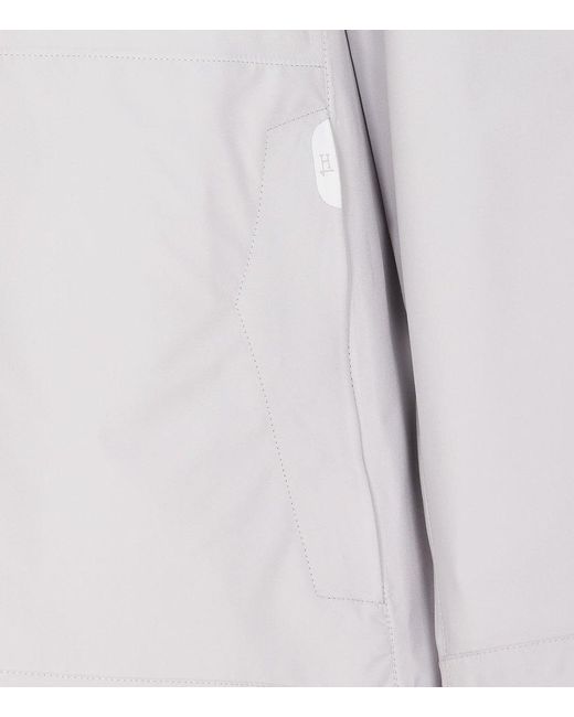 Herno White A-line Laminar Jacket