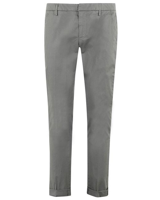 Dondup Gray Slim Fit Pants for men