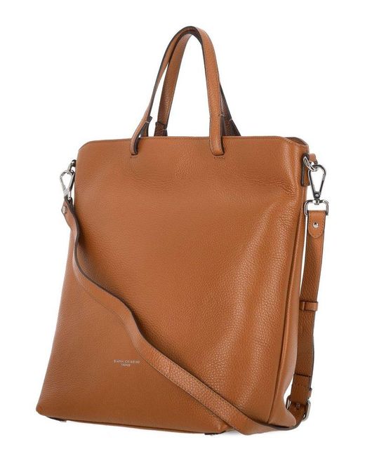 Gianni Chiarini Brown Aida Top Handle Bag