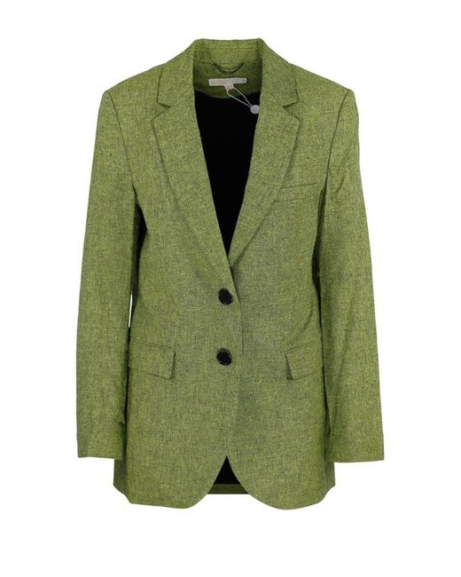 MICHAEL Michael Kors Green Buttoned Long Sleeved Blazer
