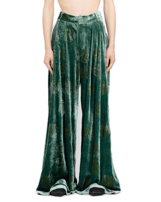Uma Wang Green Trousers