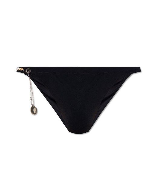 Dolce & Gabbana Black Logo Plaque Swim Briefs for men