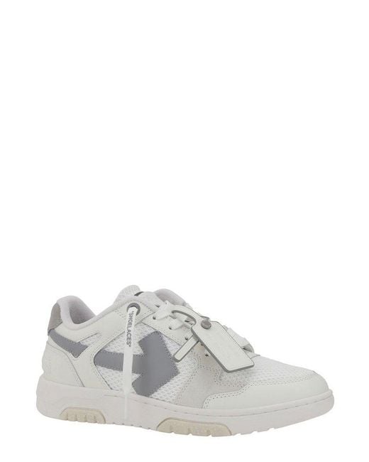 Off-White c/o Virgil Abloh Gray Out Of Office Sneakers for men