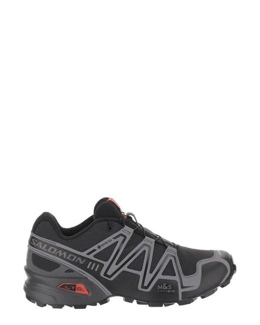 Salomon Black Speedcross 3 Gore-Tex Lace-Up Sneakers