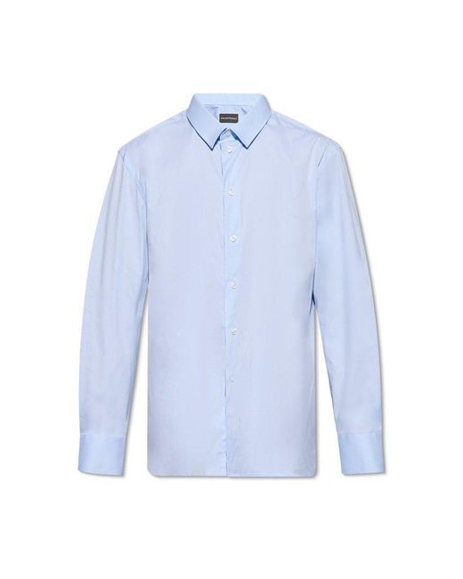 Emporio Armani Blue Classic Shirt, for men