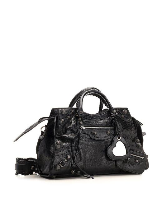 Balenciaga Black Neo Cagole City Top Handle Bag