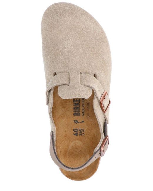 Birkenstock Natural Tokio Almond Toe Slides