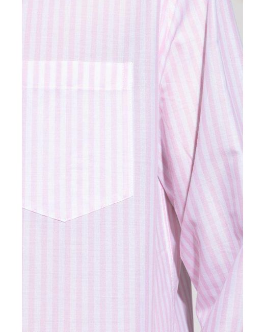 Paul & Shark White Shirt With Striped Pattern for men
