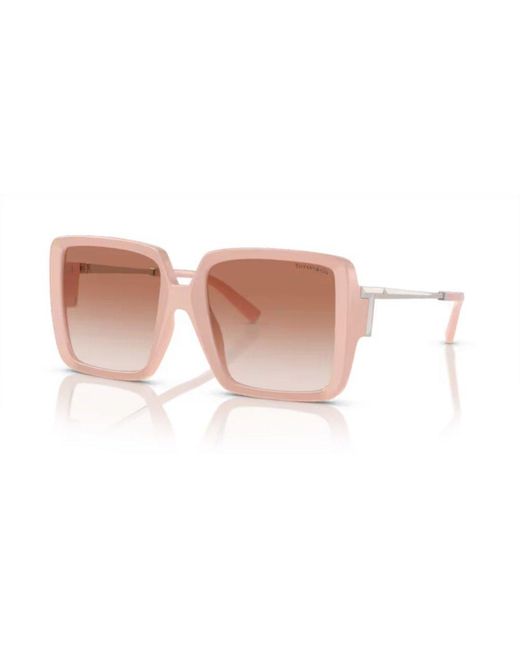 Tiffany & Co Pink Square Frame Sunglasses