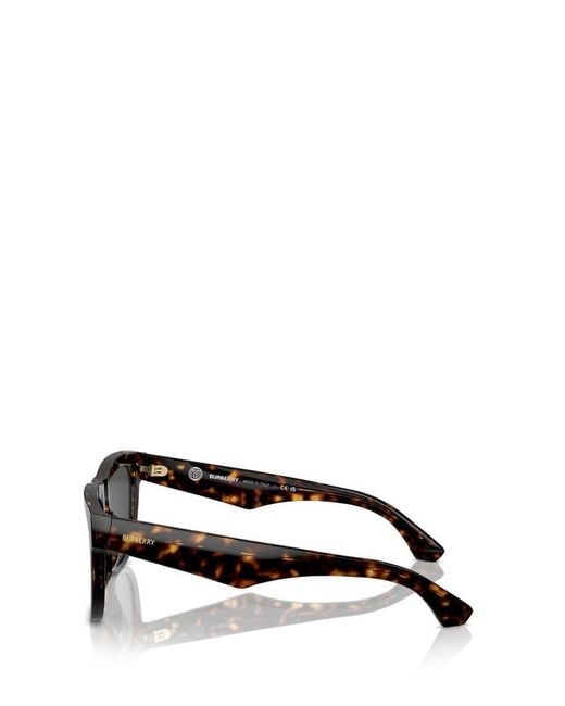 Burberry Black Square Frame Sunglasses for men