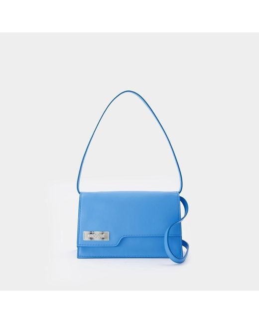 Coperni Blue Logo Plaque Mini Folder Shoulder Bag