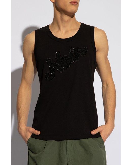 Emporio Armani Black Sleeveless T-shirt, for men