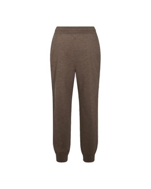 Loro Piana Brown Rassa Drawstring Trousers