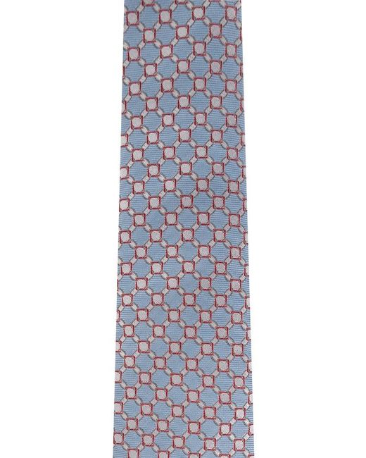 Etro Purple Patterned Silk Tie, for men