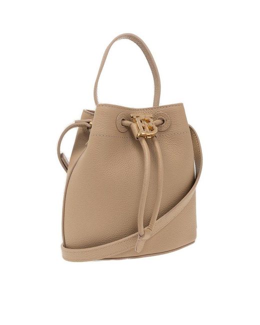 Burberry Natural Leather Bucket Bag