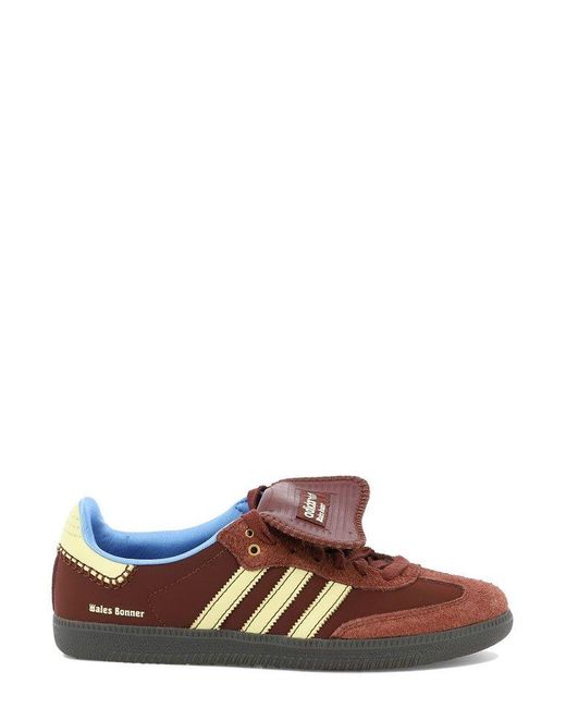 Adidas by Wales Bonner Brown Signature 3-stripes Logo Panelled Sneakers for men
