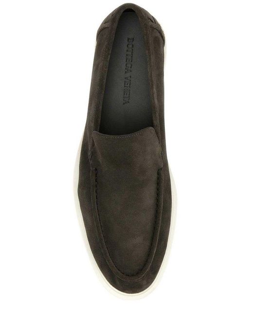 Bottega Veneta Black Slip-on Loafers for men