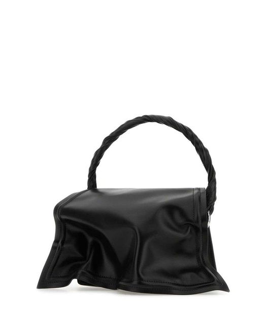 Y. Project Black Leather Handbag
