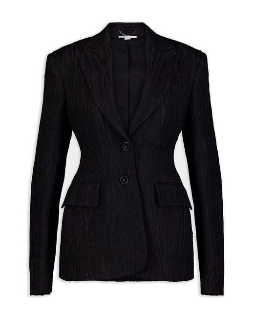 Stella McCartney Black Long Sleeved Single-Breasted Blazer