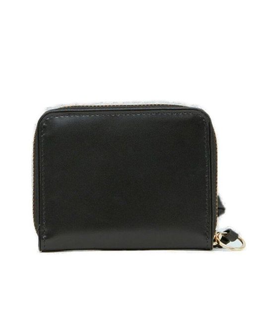 Dries Van Noten Black Zip Around Wallet