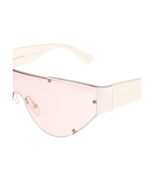 Alexander McQueen Pink Sunglasses,