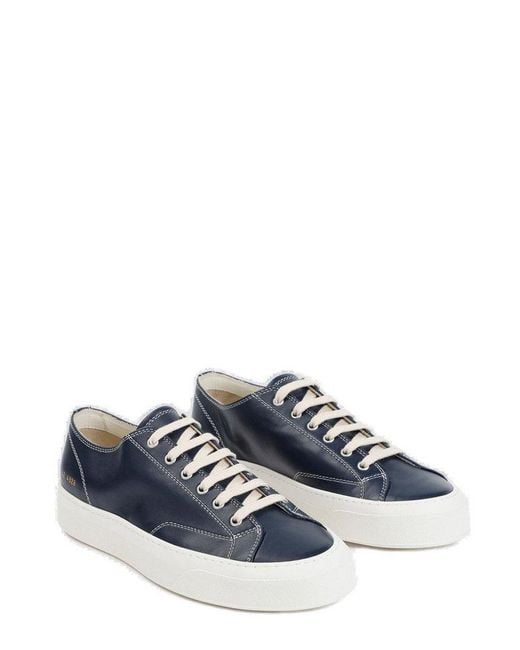 Common Projects Blue Tournament Low Lace-up Sneakers for men