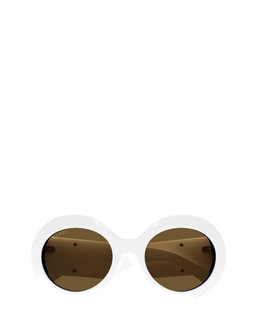 Gucci Multicolor Round Frame Sunglasses