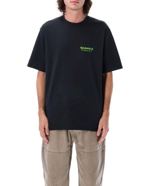 Gramicci Black Preserve It Graphic Tee for men