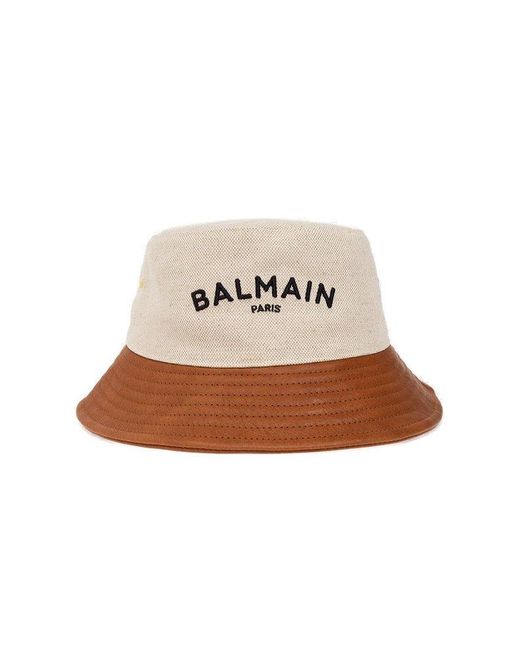 Balmain Natural Logo Hat