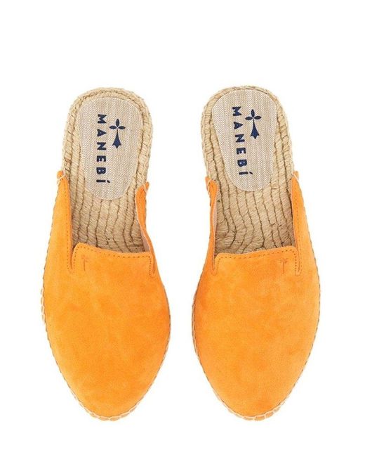 Manebí Orange Hamptons Slip-On Sandals