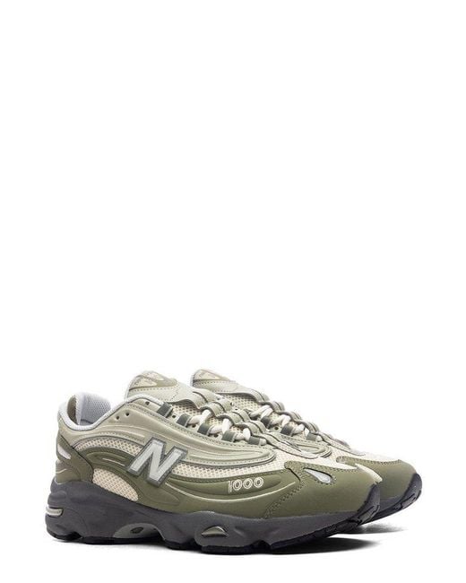 New Balance Green 1000 Lace-Up Sneakers for men