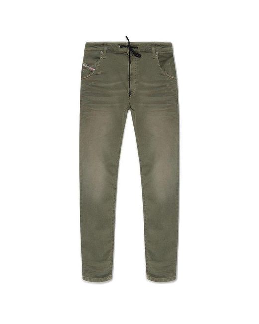 DIESEL Green Joggjeans Krooley Tapered Jeans for men