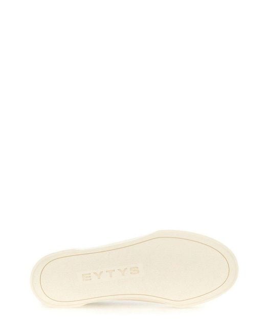 Eytys Black Logo Patch Low-Top Sneakers for men