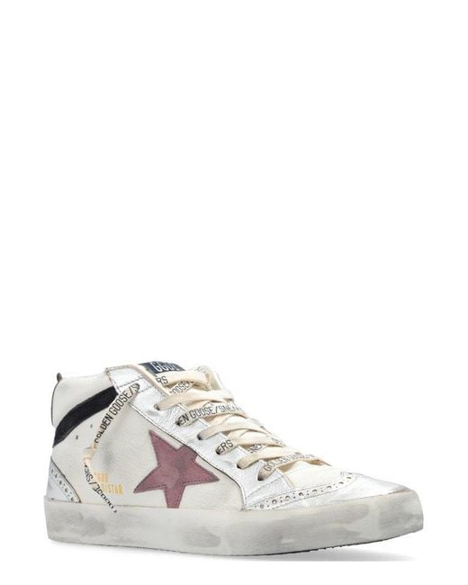 Golden Goose Deluxe Brand White Star Patch High-top Sneakers