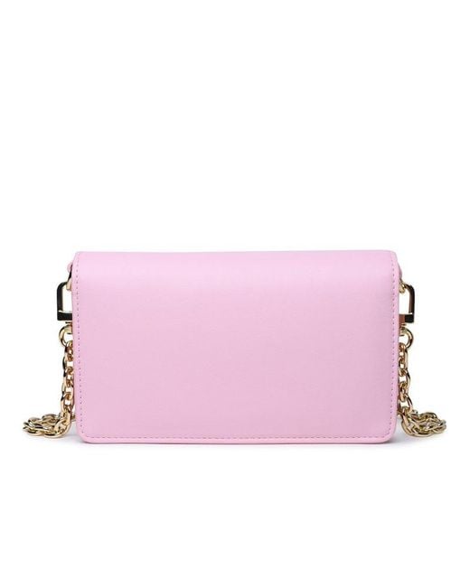 Chiara Ferragni Pink Eyelike Polyester Crossbody Bag