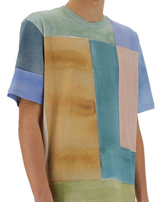 Paul Smith Blue Casual Fit Tshirt for men