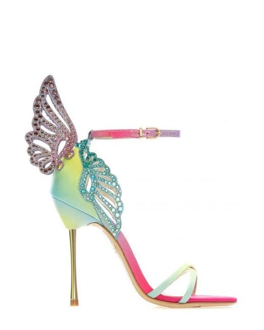 Sophia Webster Multicolor Heavenly Butterfly Wing Sandals