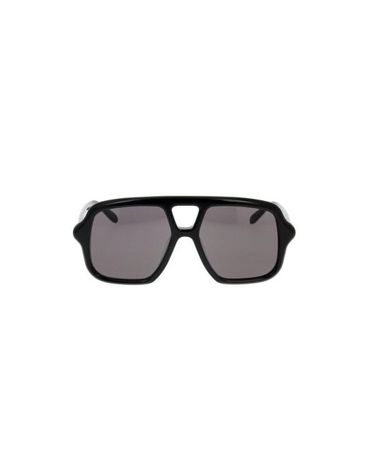 Loewe Black Aviator Frame Sunglasses