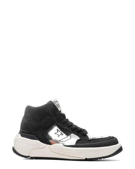 Converse White X Joshua Vides Weapon Cx High-Top Sneakers
