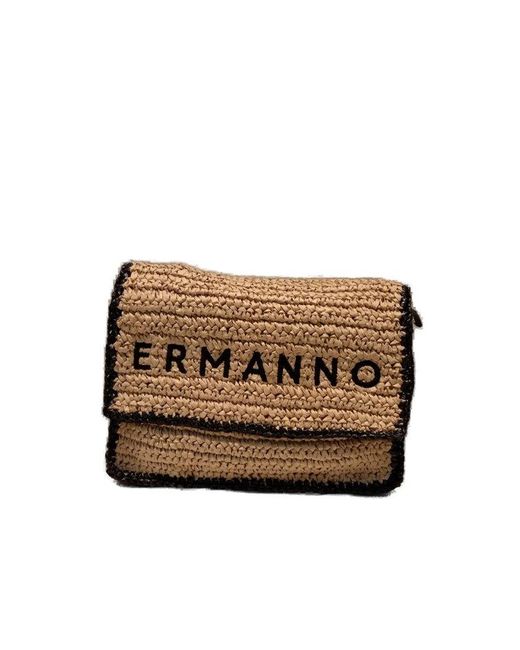 Ermanno Scervino Natural Romina Shoulder Bag